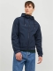 Jack & Jones ESSENTIALS softshell jas JJEBASIC met logo donkerblauw