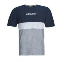 Jack & Jones ESSENTIALS gestreept regular fit T-shirt JJEREID groen