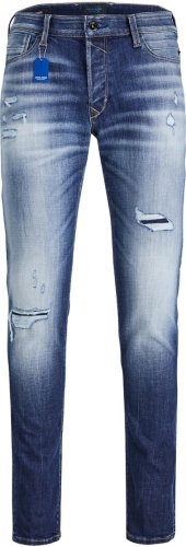 Jack & Jones JEANS INTELLIGENCE slim fit jeans JJIGLENN 475 blue denim