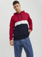 Jack & Jones ESSENTIALS hoodie JJEREID rood
