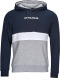 Jack & Jones ESSENTIALS hoodie JJEREID donkerblauw