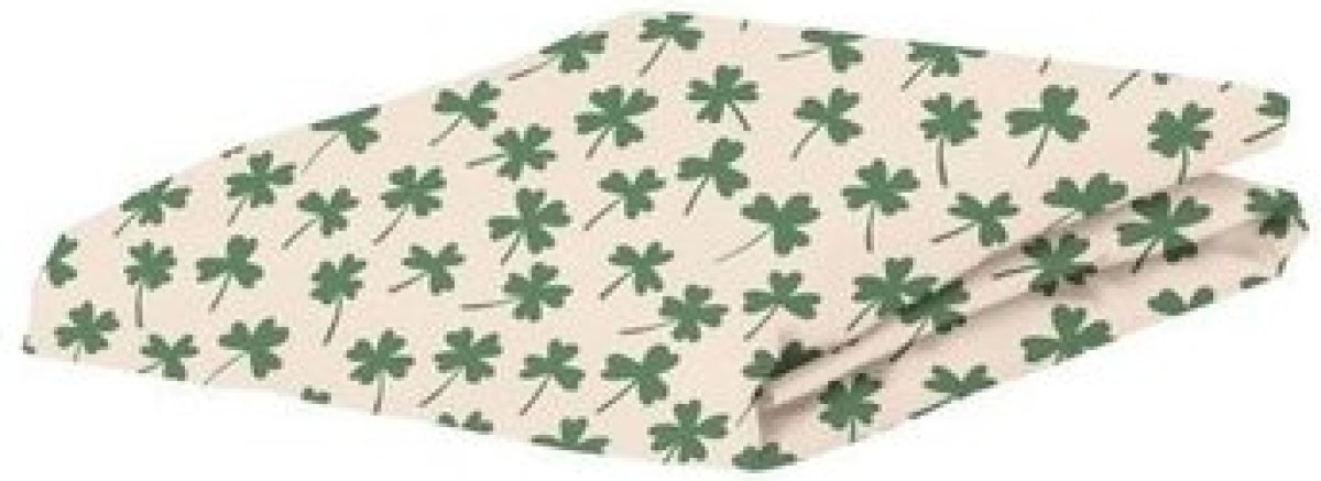 Essenza & Co perkalkatoenen hoeslaken Clover Lover