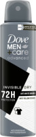 Dove Men+Care Advanced Invisible Dry anti-transpirant deodorant spray - 6 x 150 ml - voordeelverpakking