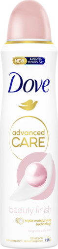 Dove Advanced Care Beauty Finish anti-transpirant deodorant spray - 6 x 150 ml - voordeelverpakking