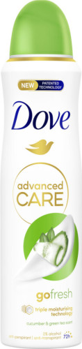 Dove Advanced Care Go Fresh Cucumber & Green Tea anti-transpirant deodorant spray - 6 x 150 ml - voordeelverpakking