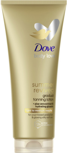 Dove Body Love Summer Revived Light-Medium zelfbruinende bodylotion - 6 x 200 ml - voordeelverpakking