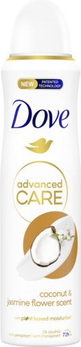 Dove Advanced Care Coconut & Jasmine anti-transpirant deodorant spray - 6 x 150 ml - voordeelverpakking