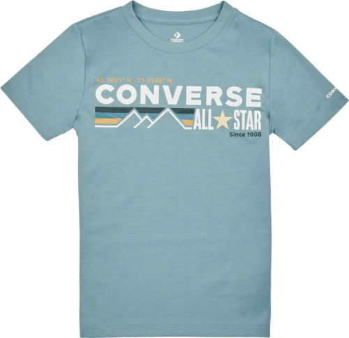 T-shirt Korte Mouw Converse  WORDMARKCHESTSTRIPE