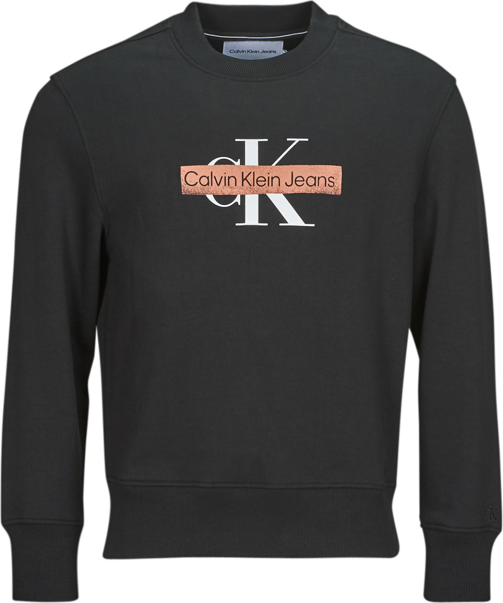 Sweater CALVIN KLEIN JEANS  MONOLOGO STENCIL CREW NECK