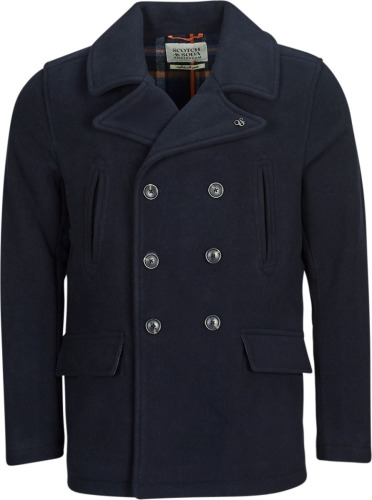 Mantel Scotch & Soda  Wool Blend Peacoat