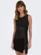 Korte Jurk Only  ONLMARIANNE FAUX LEATHER MIX DRESS OTW