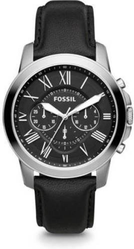 Fossil horloge FS4812 Grant zilverkleurig