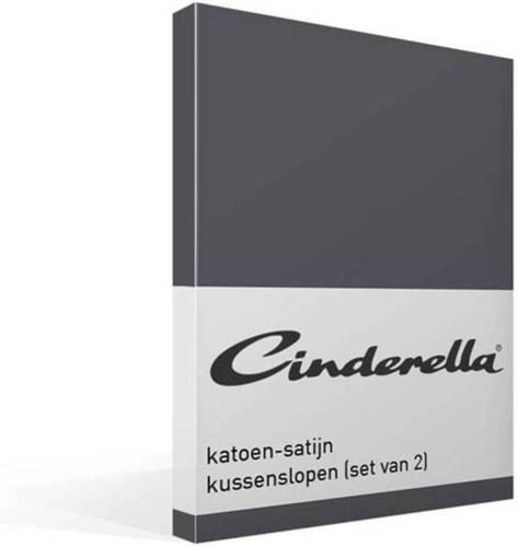 Cinderella katoen satijnen kussensloop (set van 2) (60x70 cm)