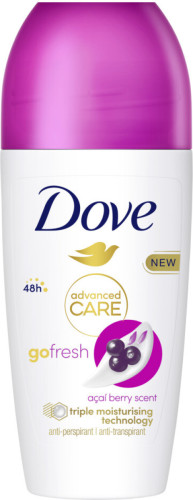 Dove Advanced Care Go Fresh Açai Berry Anti-Transpirant deodorant roller - 6 x 50 ml - Voordeelverpakking