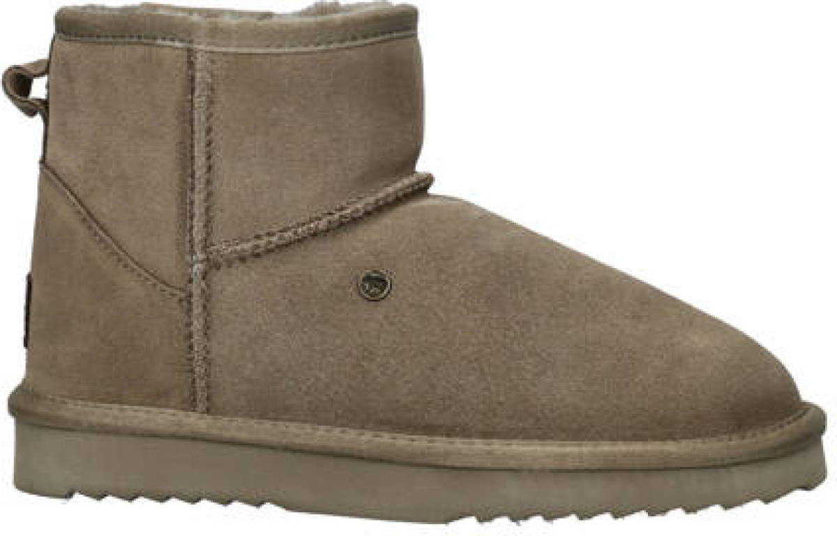 Warmbat Australia Wallaby suède enkelboots kaki