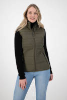 Kjelvik outdoor bodywarmer Denise olijfgroen