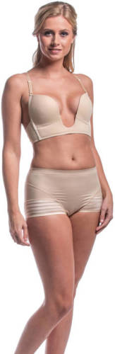MAGIC Bodyfashion voorgevormde strapless push-up bh beige