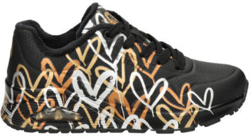 Skechers sneakers zwart multi