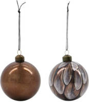 House Doctor kerstbal Runy (set van 2) (ø8 cm)