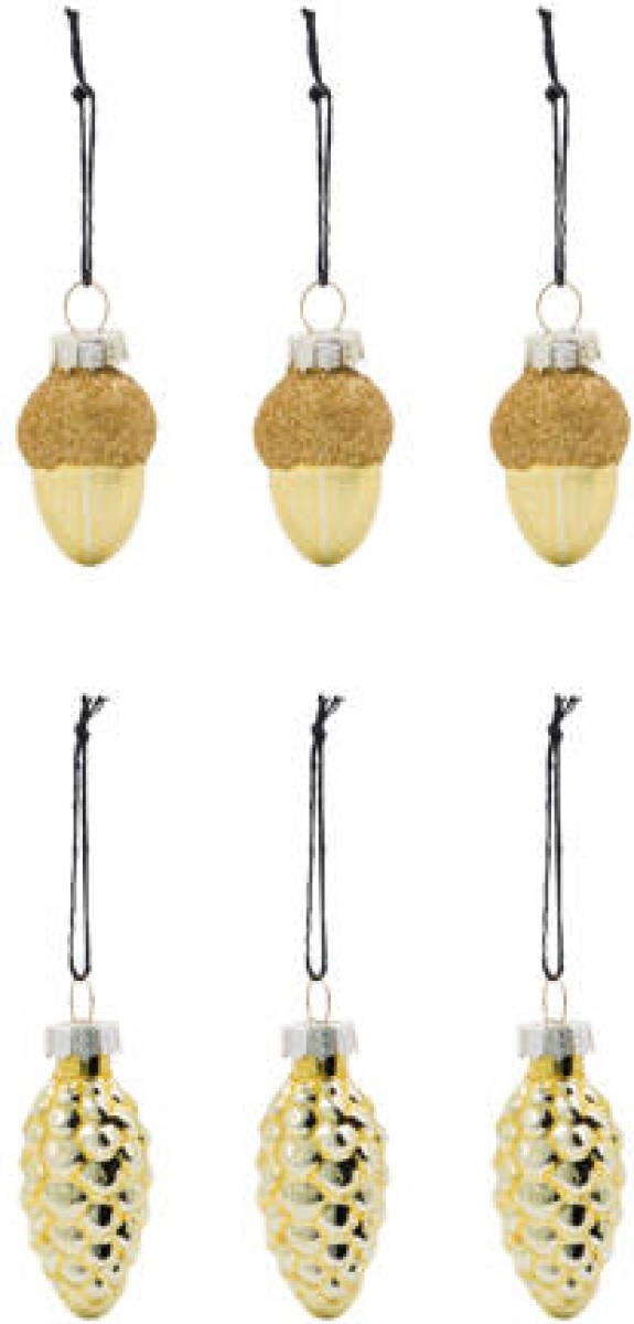 House Doctor kersthanger Glint (set van 6)