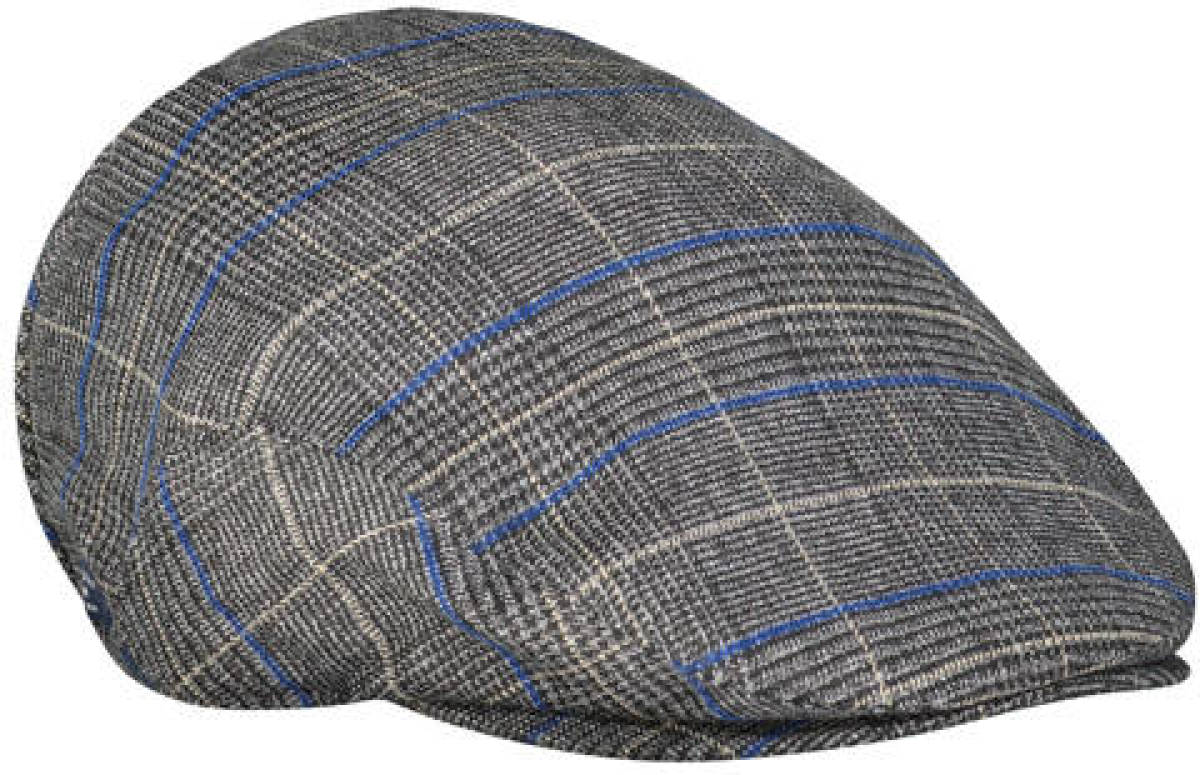 LERROS flatcap grijs/blauw