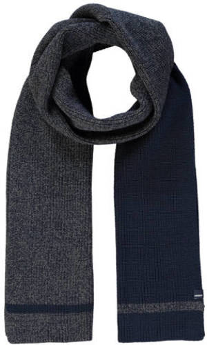 LERROS sjaal donkerblauw/grijs