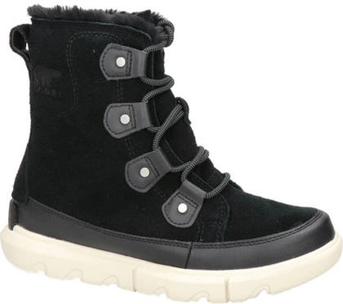 Sorel Explorer suède snowboot zwart