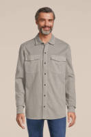Butcher of Blue regular fit overhemd Finn van biologisch katoen slate grey