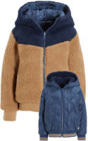 Orange Stars reversible winterjas Nanet bruin/blauw