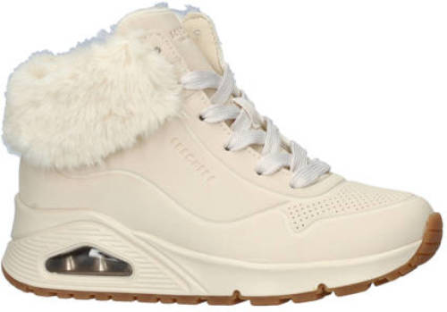 Skechers Uno Fall Air gevoerde sneakers ecru