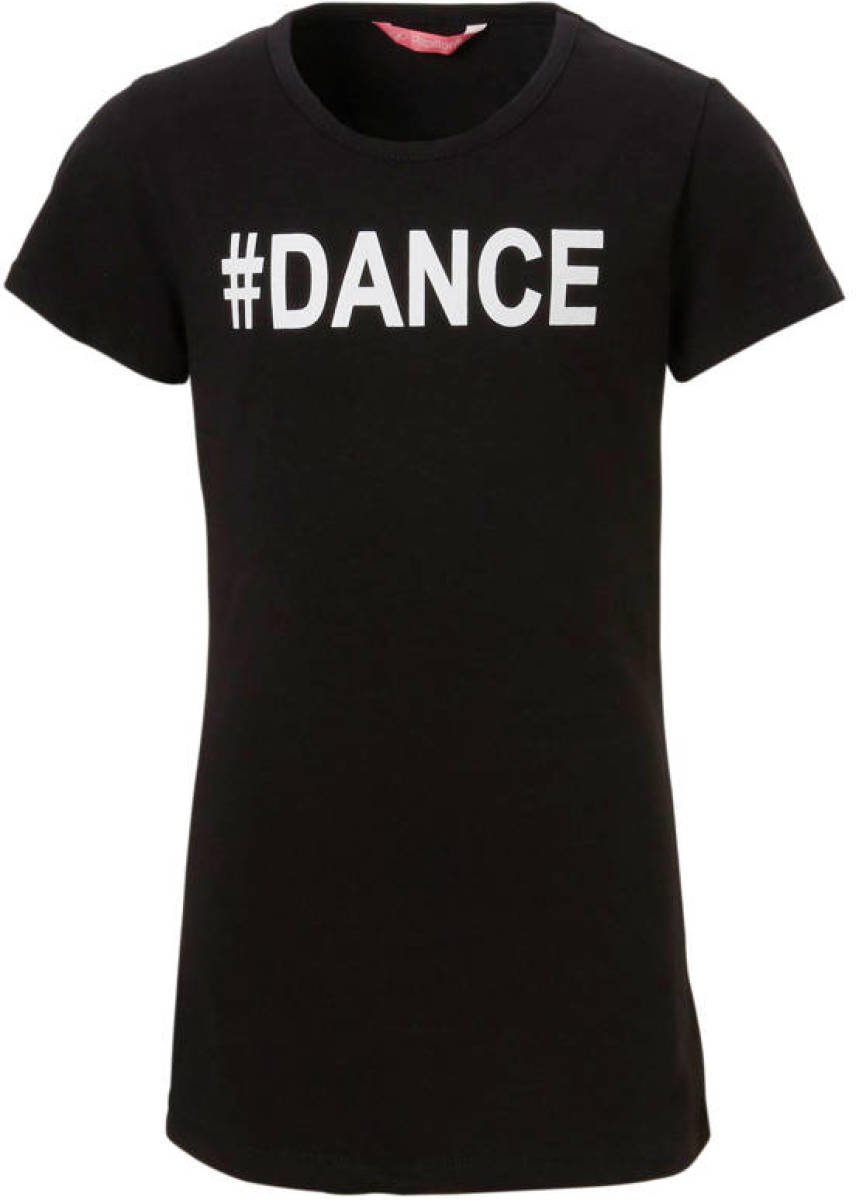Papillon sport T-shirt zwart