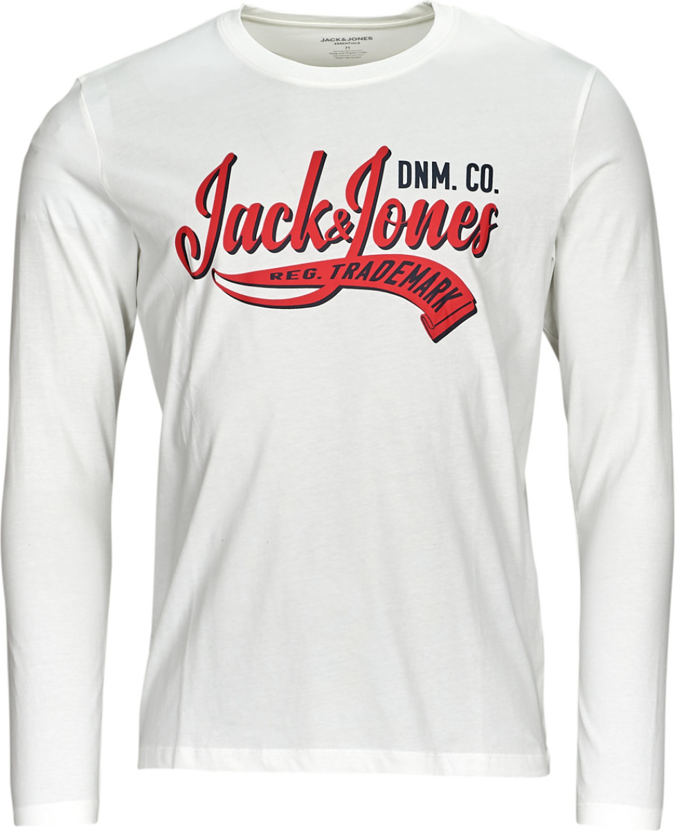 T-Shirt Lange Mouw Jack & Jones  JJELOGO TEE LS O-NECK 2 COL AW23 SN