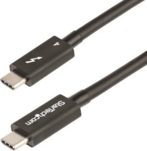 Startech .com TBLT4MM1M Thunderbolt-kabel 1 m 40 Gbit/s Zwart