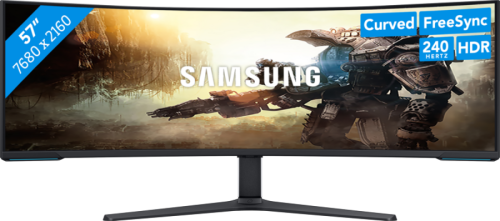 Samsung Odyssey Neo G9 LS57CG952NUXEN 57 Ultrawide UHD 240Hz Curved VA Gaming Monitor