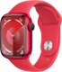 Apple Watch Series 9 41mm (PRODUCT)RED Aluminium Sportband S/M Smartwatch Rood
