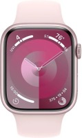 Apple Watch Series 9 45mm Roze Aluminium Sportband S/M Smartwatch Roze