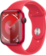 Apple Watch Series 9 45mm (PRODUCT)RED Aluminium Sportband S/M Smartwatch Rood