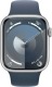 Apple Watch Series 9 45mm Zilver Aluminium Sportband Blauw S/M Smartwatch Blauw