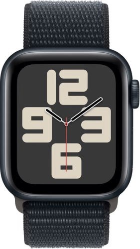 Apple Watch SE (2022) 40mm Midnight Aluminium Sport Loop Smartwatch