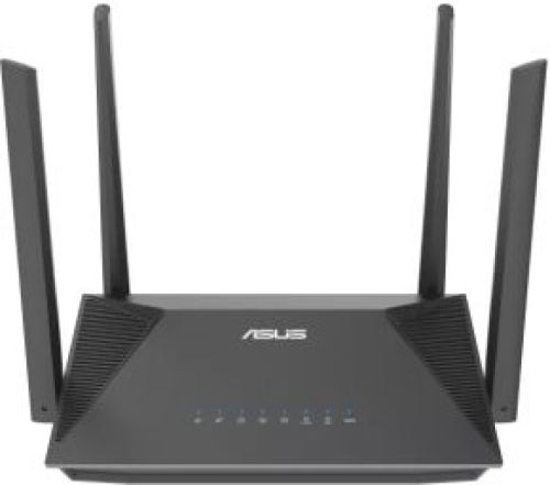 Asus RT-AX52 AX1800 AiMesh draadloze router Gigabit Ethernet Dual-band (2.4 GHz / 5 GHz) Zwart