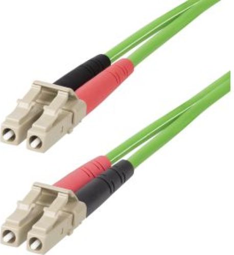 Startech .com LCLCL-2M-OM5-FIBER Glasvezel kabel LC LOMM Groen