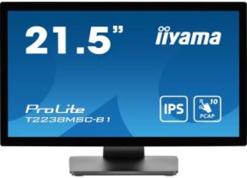 iiyama ProLite T2238MSC-B1 computer monitor 54,6 cm (21.5 ) 1920 x 1080 Pixels Full HD LED Touchscre