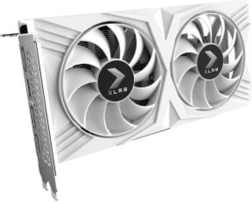 VGA PNY Geforce RTX 4060 8GB XLR8 Gaming VERTO Overclocked Dual Fan Edition White