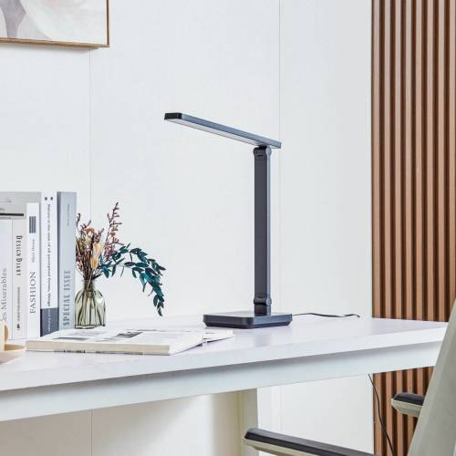 Lindby Rylas LED bureaulamp zwart