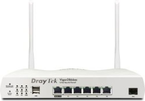 Draytek Vigor 2866Vac draadloze router Gigabit Ethernet Dual-band (2.4 GHz / 5 GHz) 4G Wit