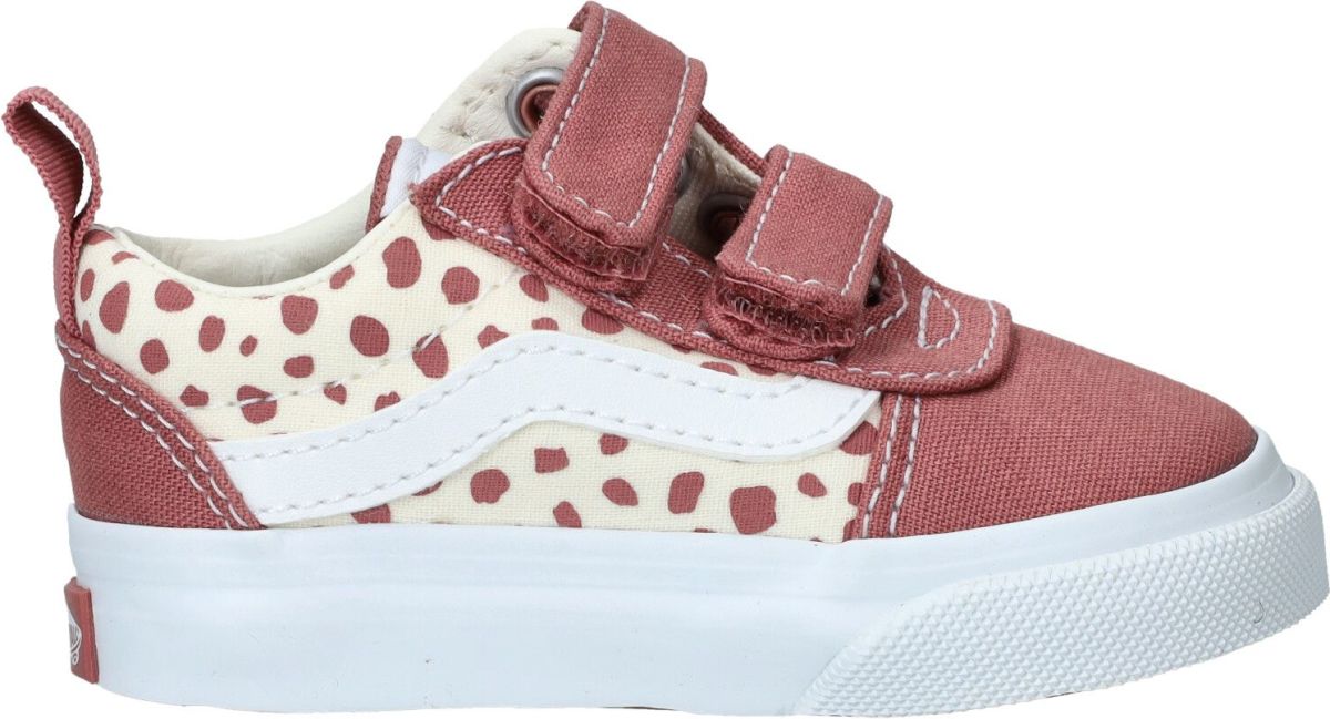 Vans Ward V Dots Klittenband Sneaker Meisjes Roze