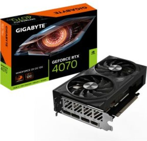 Gigabyte GeForce RTX 4070 WINDFORCE 2X OC 12G NVIDIA 12 GB GDDR6X
