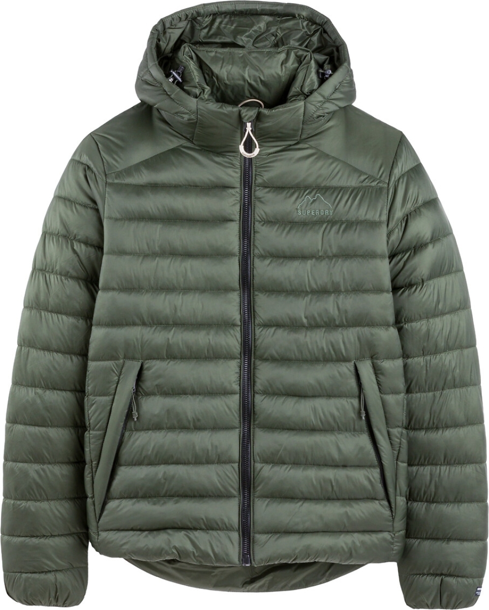 Superdry Gematelasseerde donsjas met kap Fuji Sport
