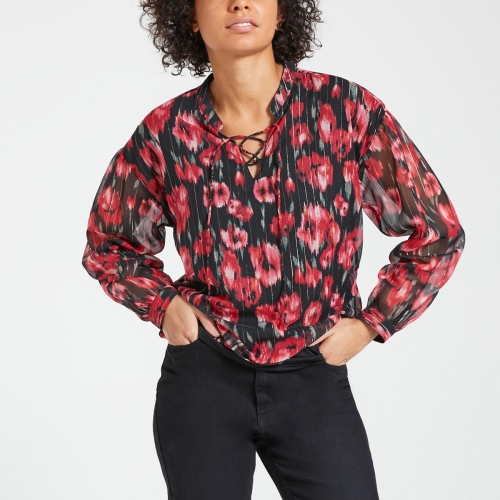 Blouse Only  ONLMARISE LUREX L/S STRING TOP CS PTM