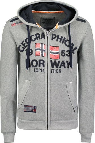 Geographical Norway Zip-up hoodie, groot logo